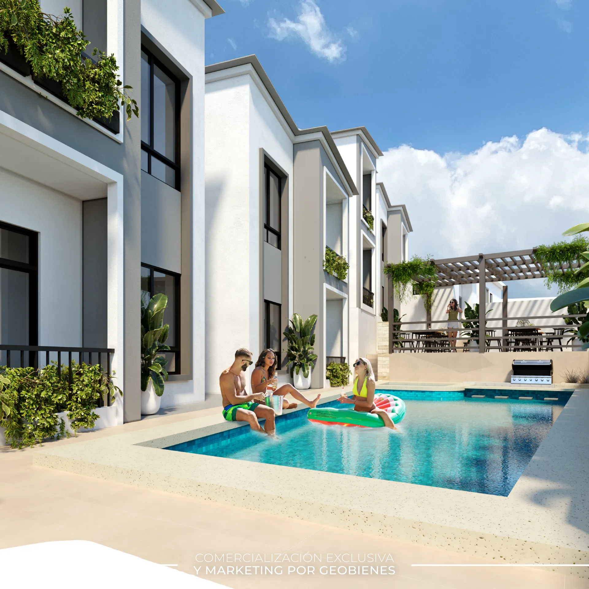 Departamento en venta en Ruta del Spondylus, Punta Blanca, 3 dormitorios, 65 m², vista a calle tranquila