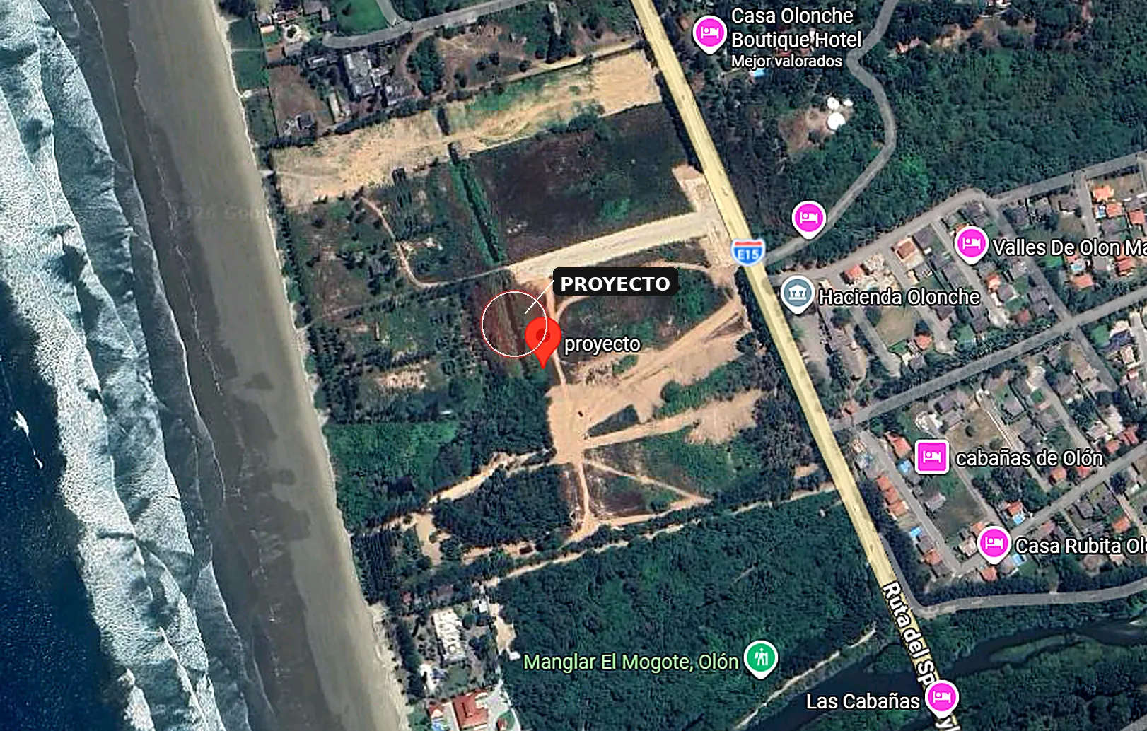 Terreno en venta en Ruta del Spondylus, Olón, 3170.97 m²