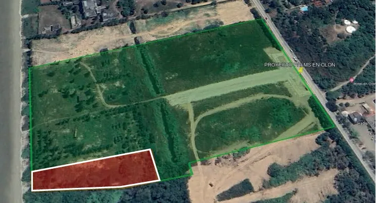 Terreno en venta en Ruta del Spondylus, Olón, 4645.44 m²