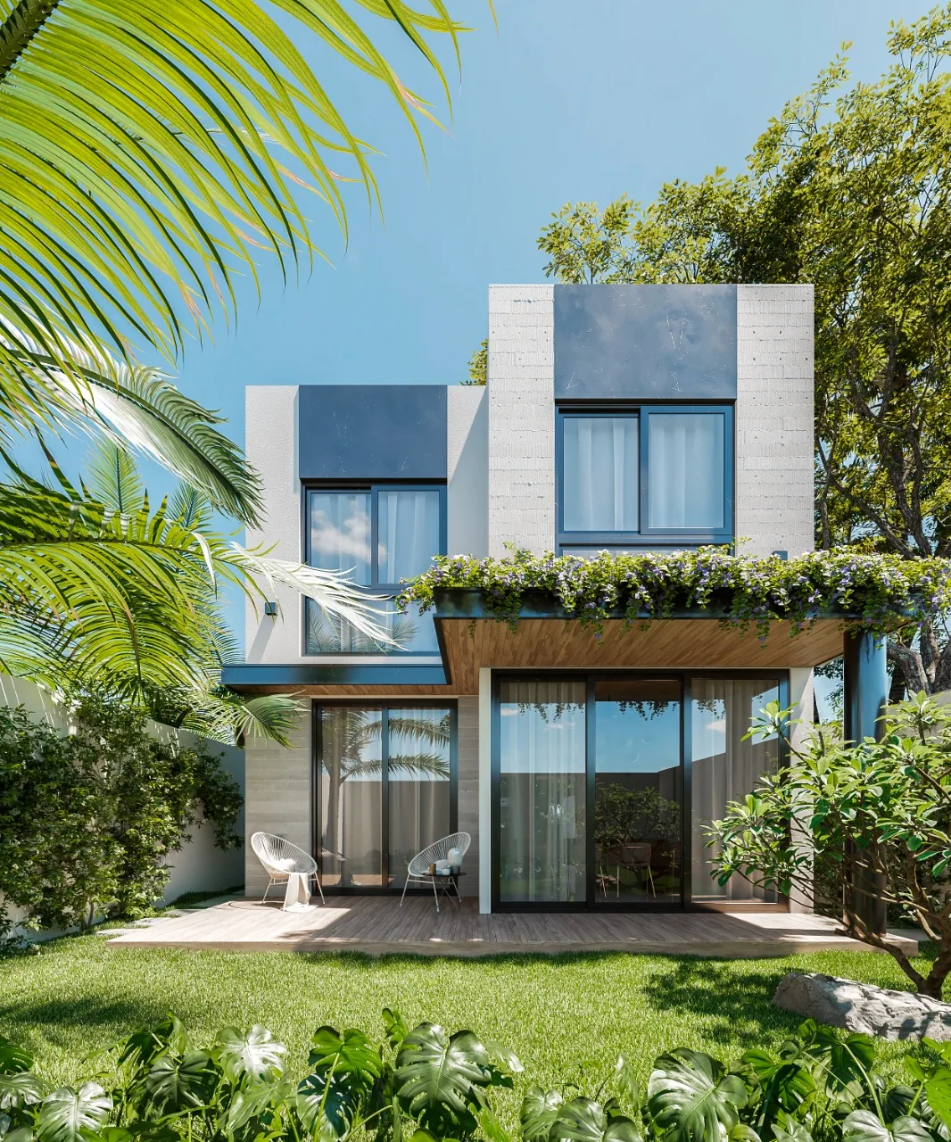 Proyecto de casa de tres dormitorios en venta, Ciudad Celeste, Etapa Estribor – Foto 1