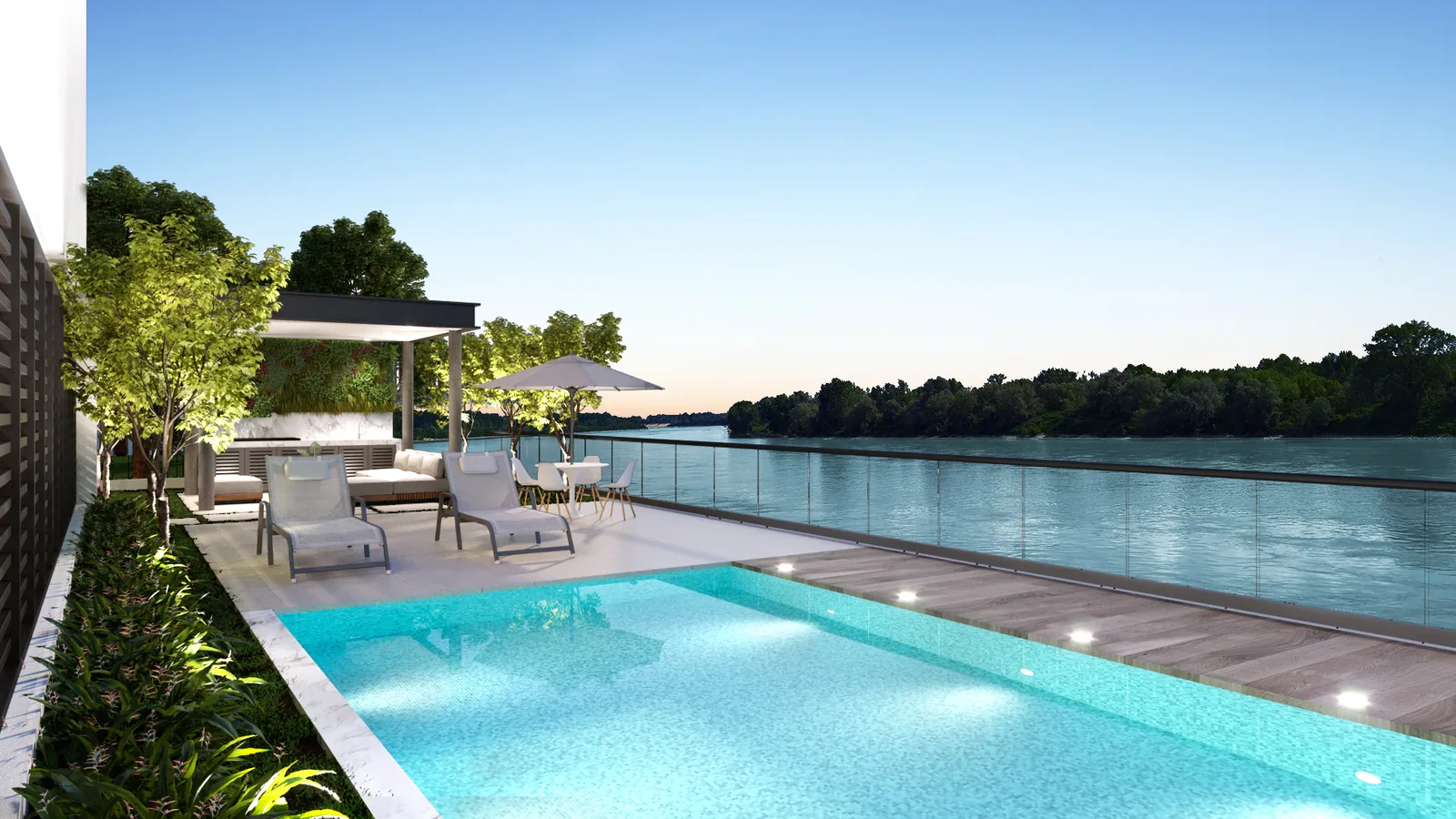 Departamento en venta junto al río Samborondón Edificio Atlas Vista al Río – Foto 4