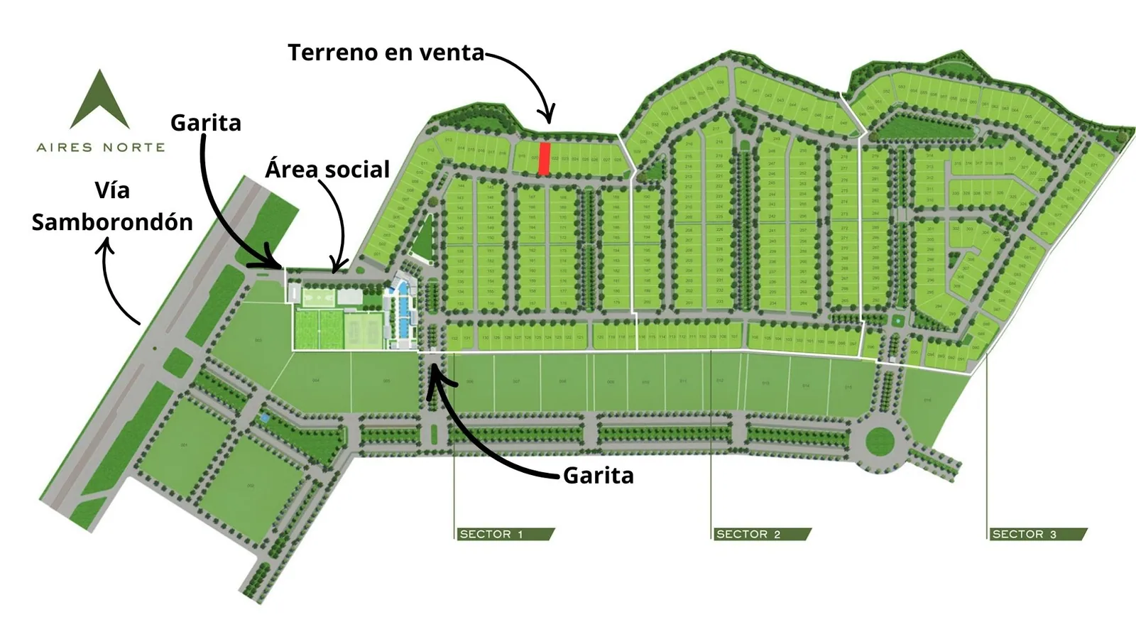 Terreno en venta ubicado en Urbanización Aires Norte (de Batan), Samborondón – Foto 3