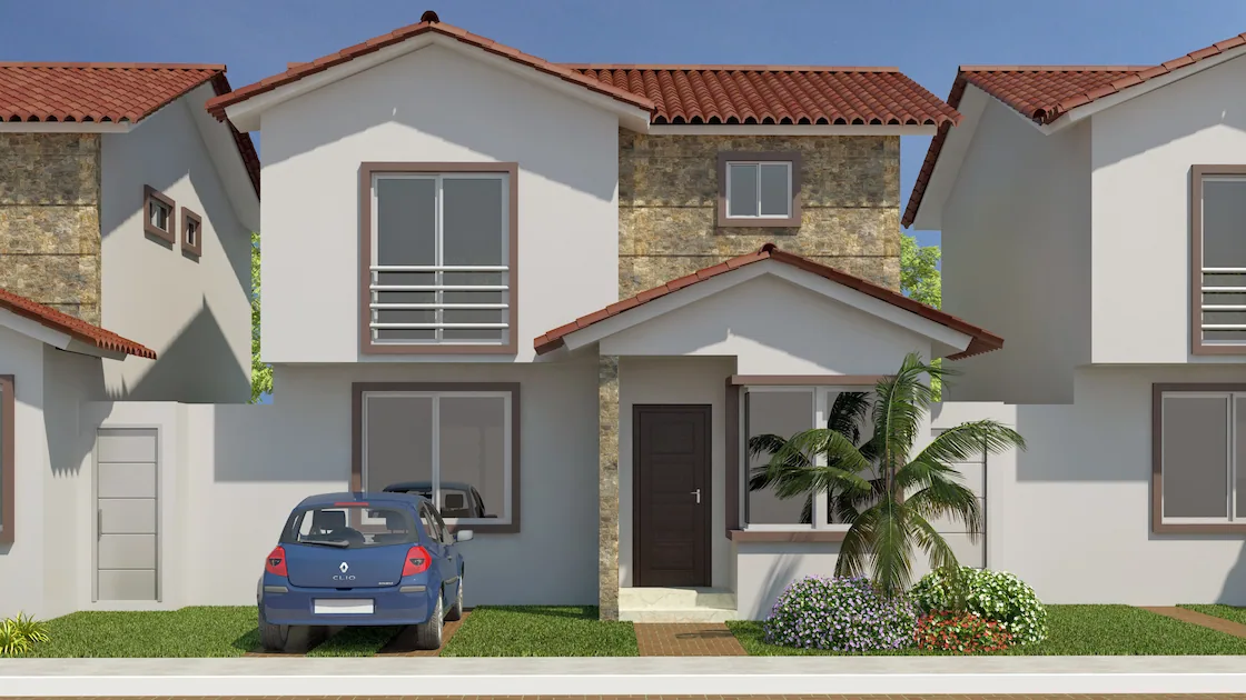 Modelo B casa en venta con 3 dormitorios en Costa Real Guayaquil – Foto 1