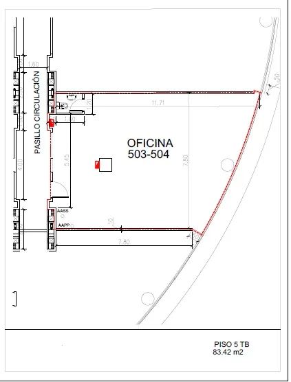 Oficina en Alquiler en el norte de Guayaquil de 83m² junto al Mall del Sol  – Foto 1