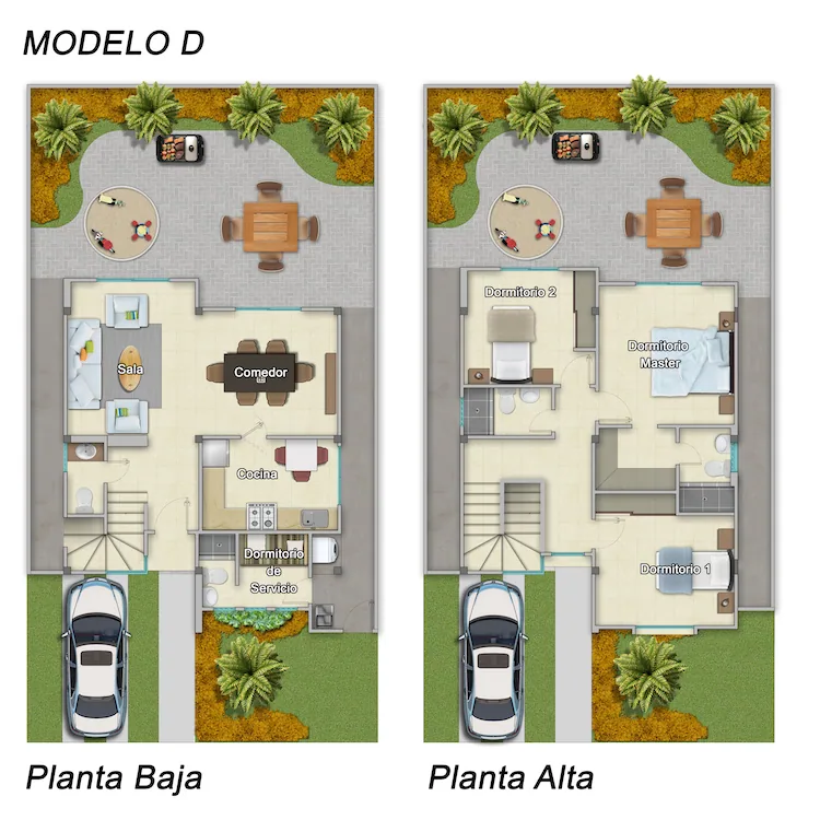 Modelo D casa en venta con 3 dormitorios en Costa Real – Foto 2
