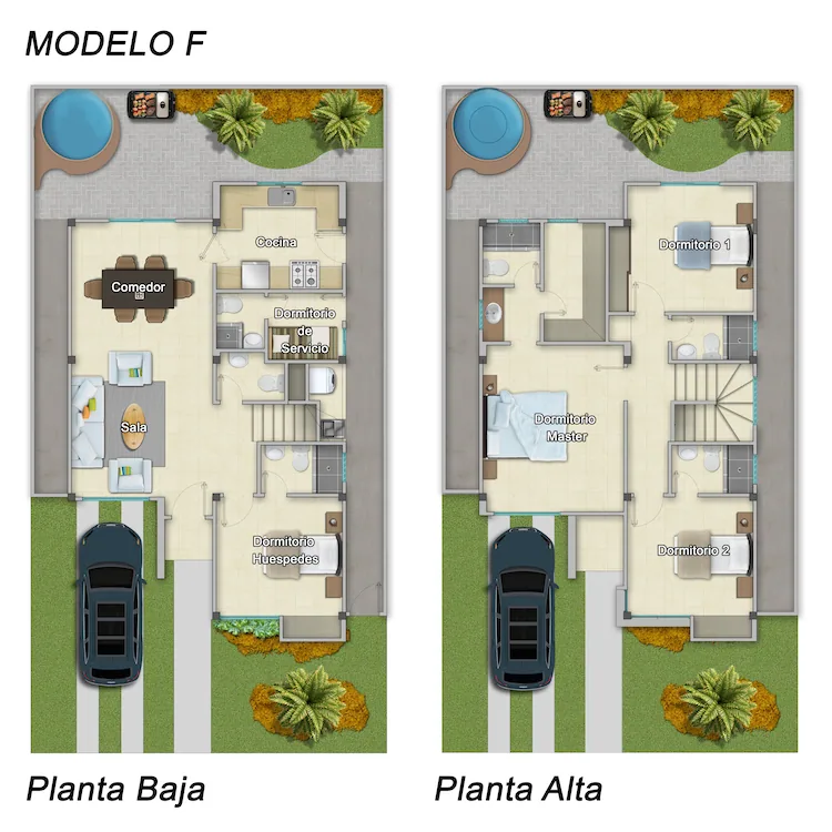 Modelo F casa en venta con 4 dormitorios en Costa Real – Foto 2