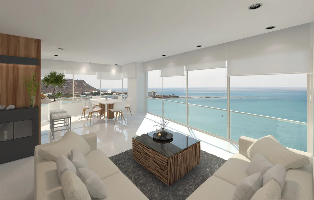 Departamento en venta en Salinas de 1 dormitorio frente a la playa de Chipipe – Foto 1
