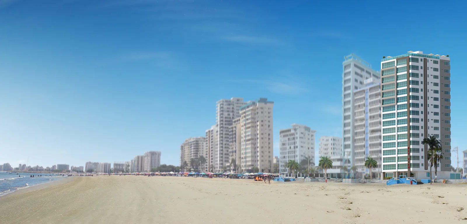 Departamento en venta en Salinas de 1 dormitorio frente a la playa de Chipipe – Foto 2