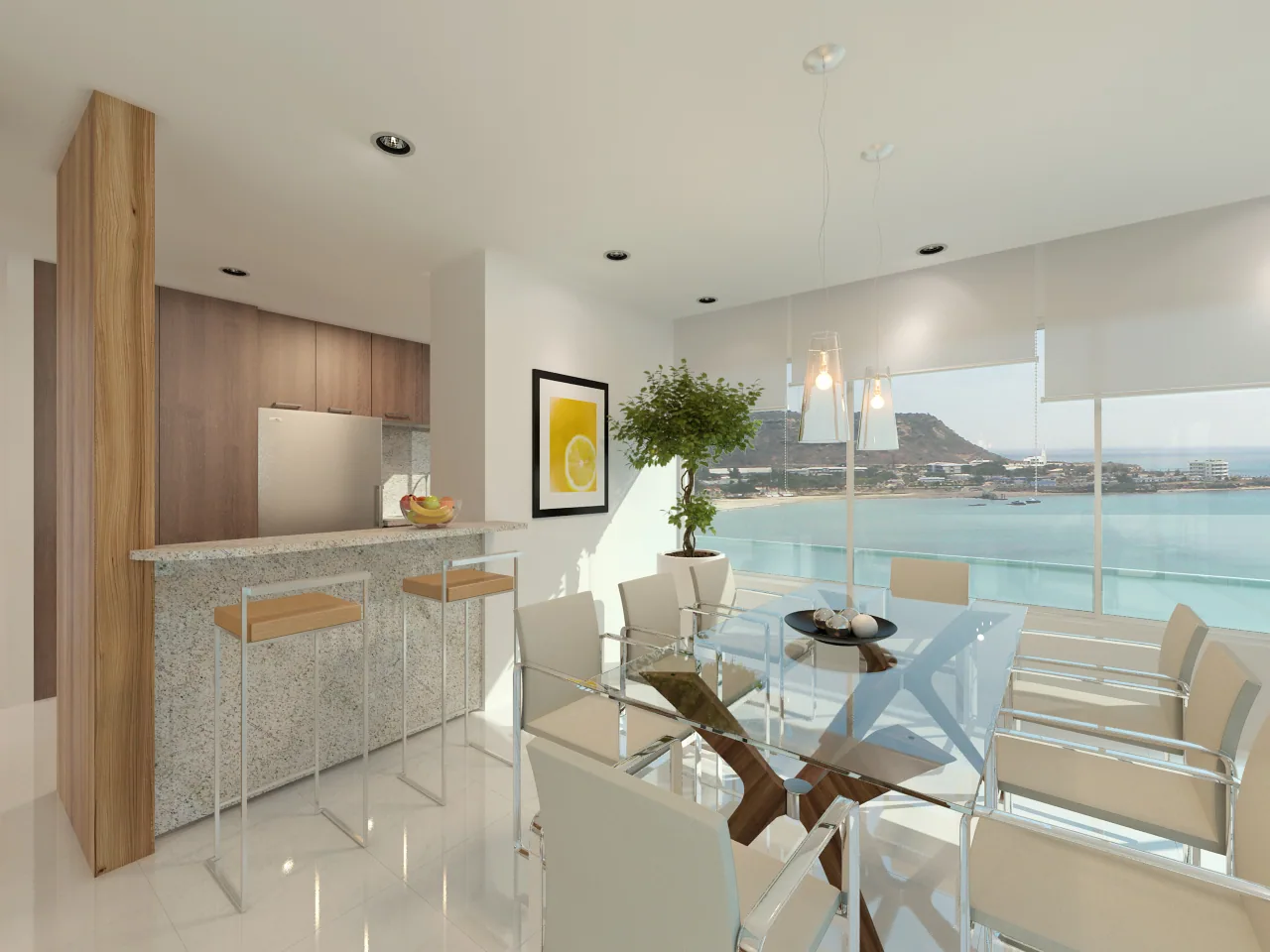 Departamento en venta en Salinas de 3 dormitorios  y esquinero frente a la playa de Chipipe – Foto 2