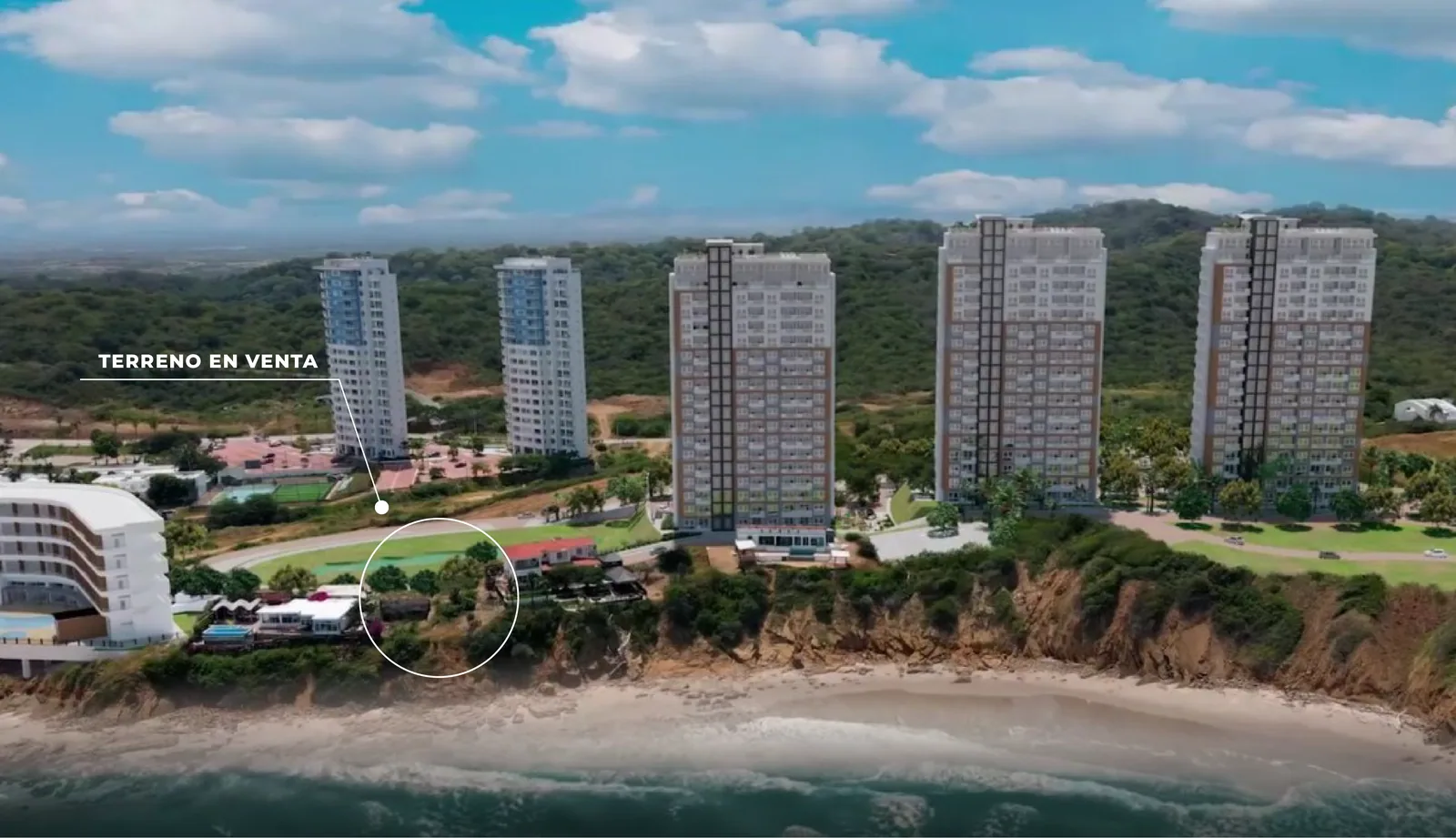 Terreno en venta al pie del mar en la zona más exclusiva de Villamil Playas – Foto 1