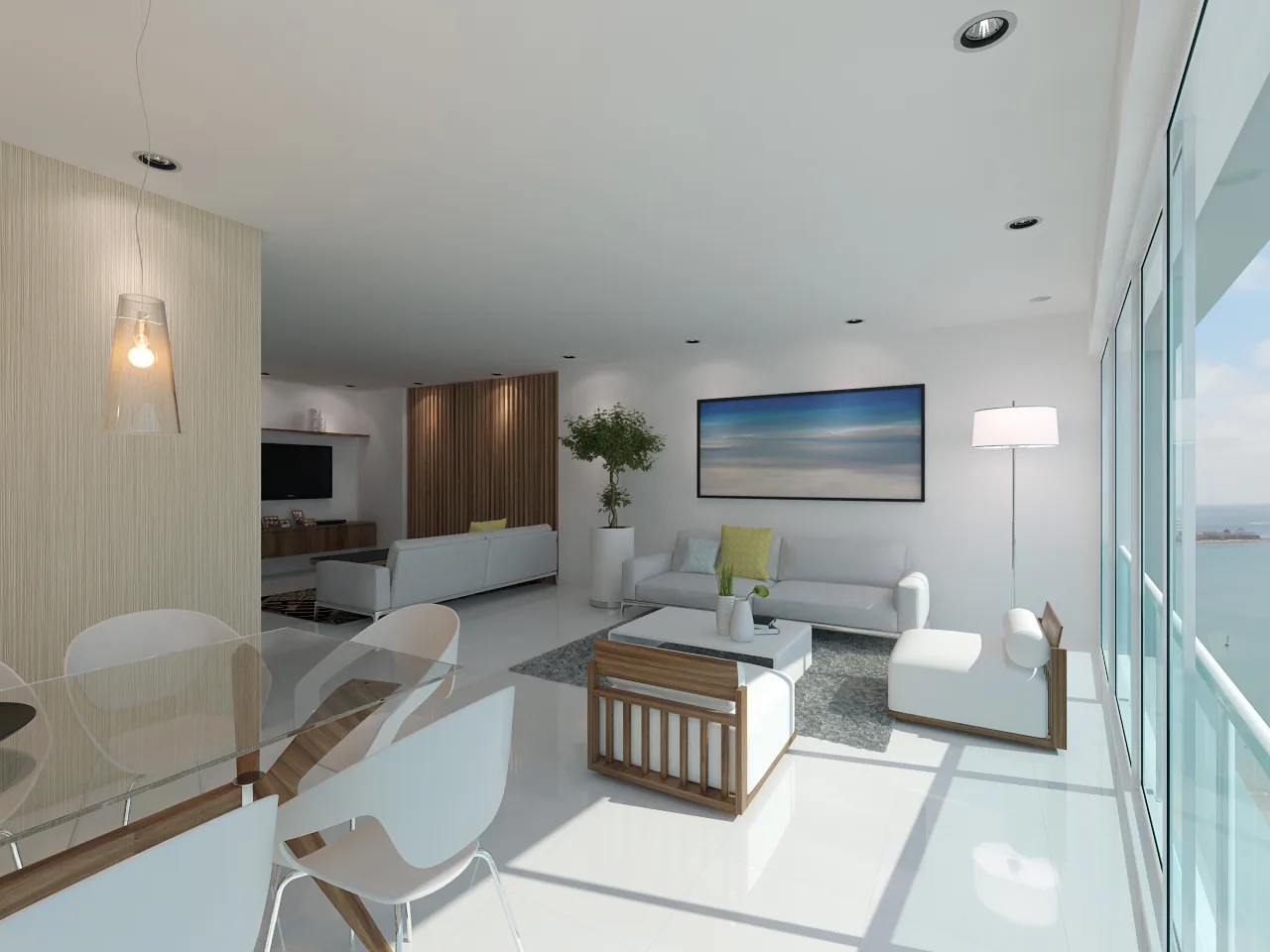 Bay View Apartments. En la playa de Chipipe Salinas