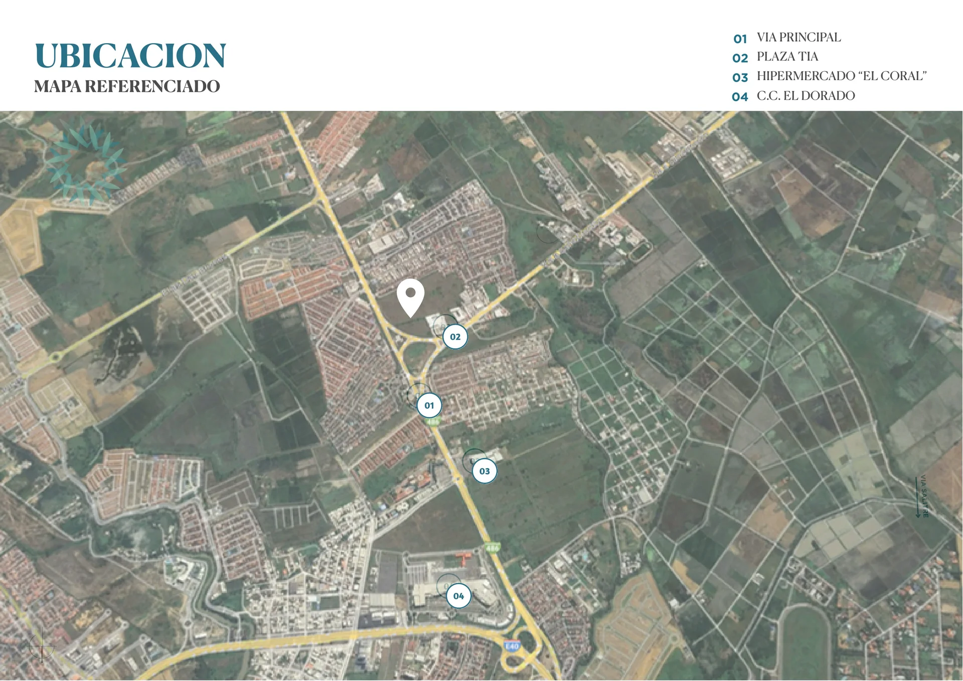 Ubicación en Vía a Samborondón km 11.5 Salitre