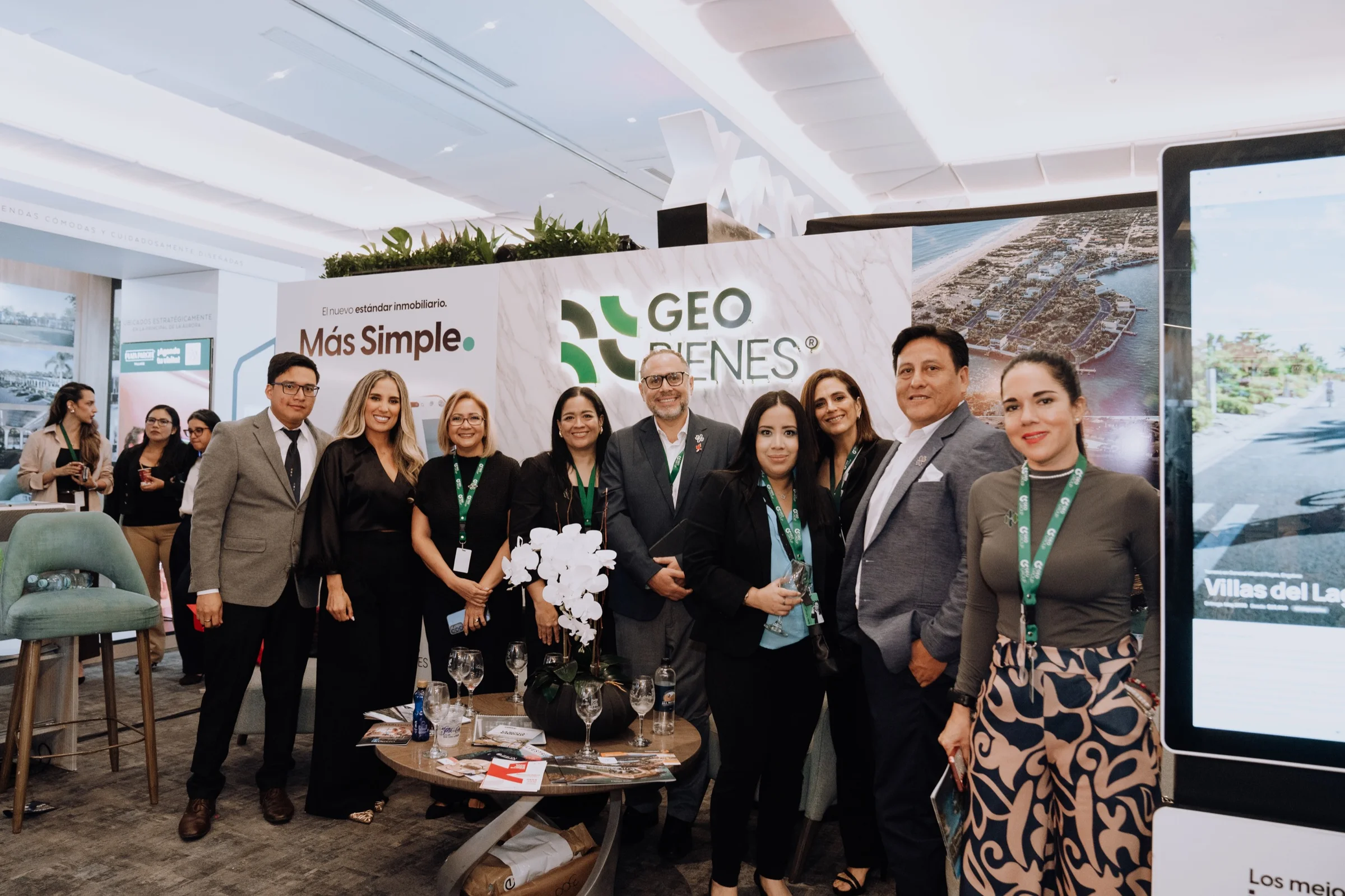 Stand de GeoBienes en Expo Cata Inmobiliaria 2026, Samborondón